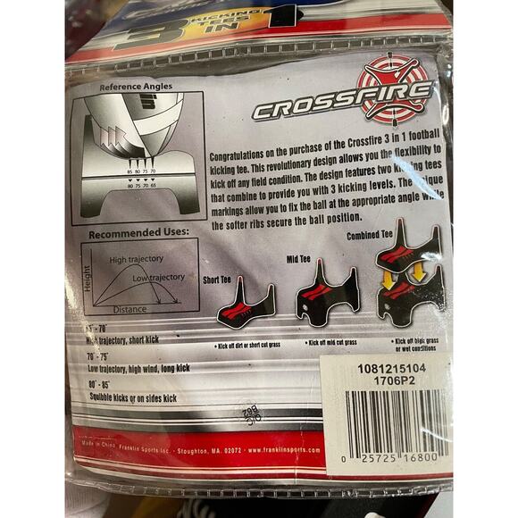 NEW - Franklin Crossfire 3 in 1 Kicking Tee -RARE - Picture 2 of 6